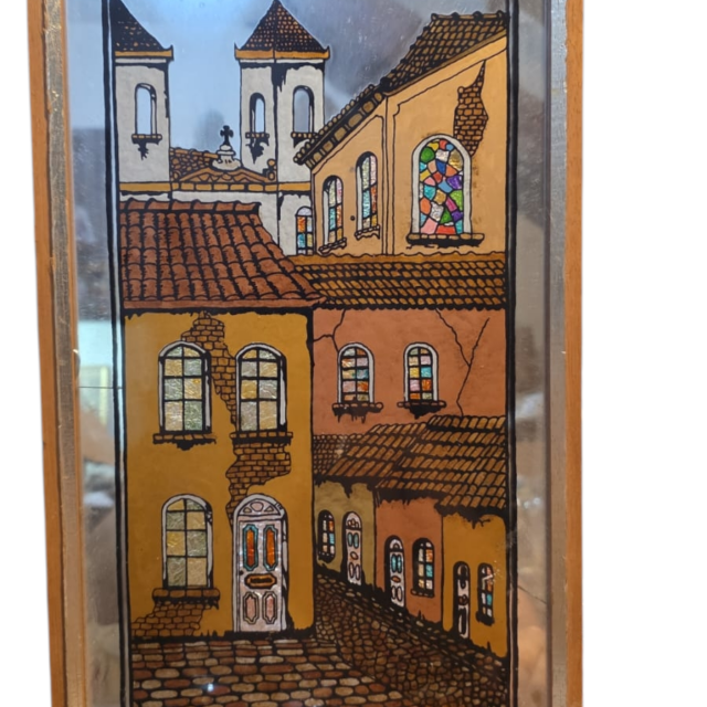 Quadro espelho, bela arte feita a mão