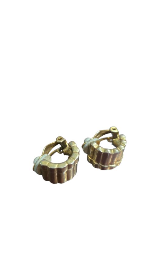 Elegante par de brincos de pressão