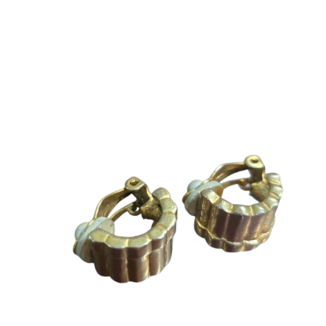 Elegante par de brincos de pressão