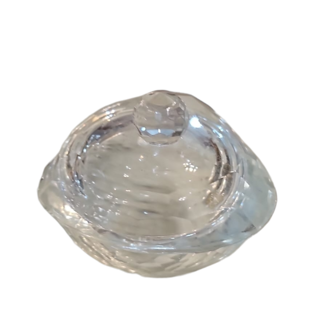 Elegante potiche de cristal