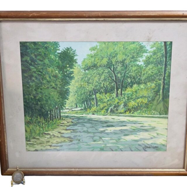Quadro com bela arte assinada