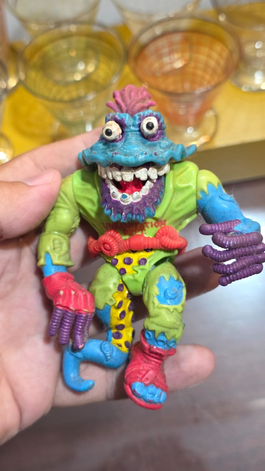 Figura de ação colecionável do personagem Wyrm da franquia Tartarugas Ninja - Imagem 4