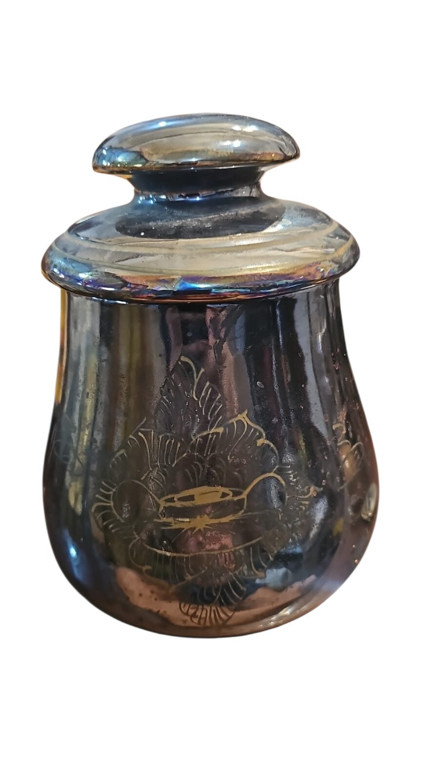 Elegante biscoteira de louça nacarada