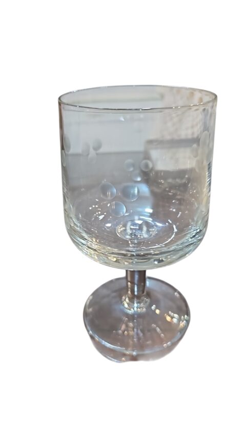 Taça de cristal lapidado