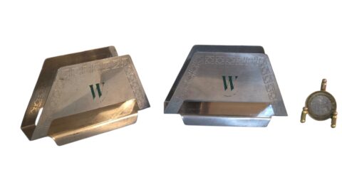 Par de porta guardanapos Hércules Inox