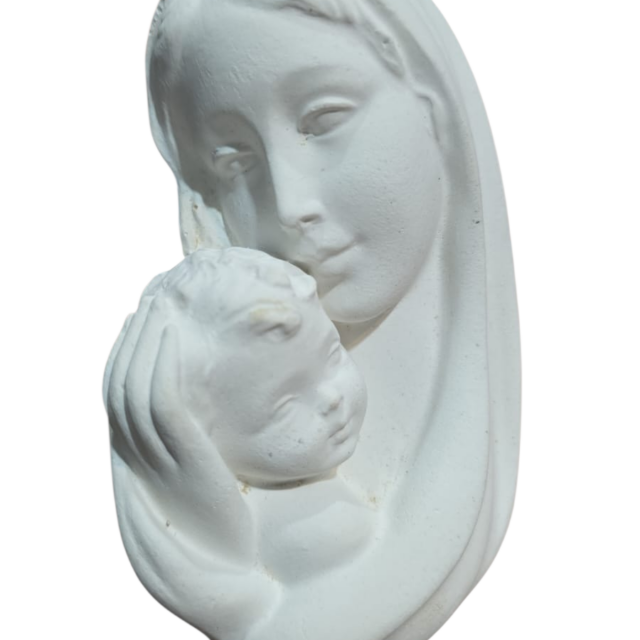 Arte sacra de gesso, para pendurar