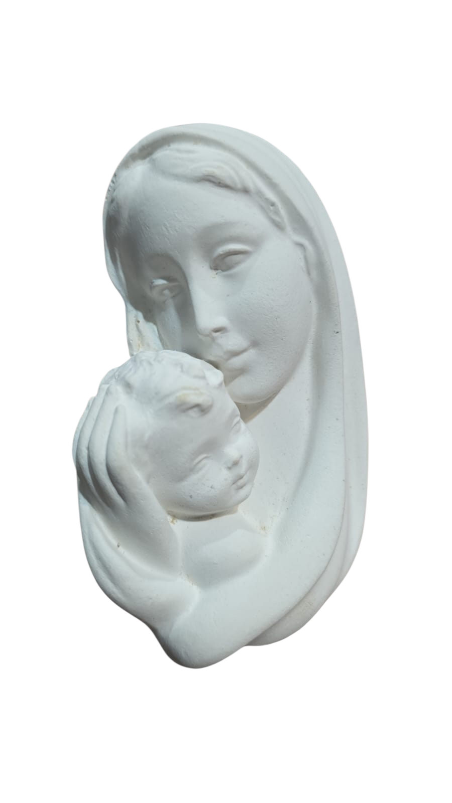 Arte sacra de gesso, para pendurar