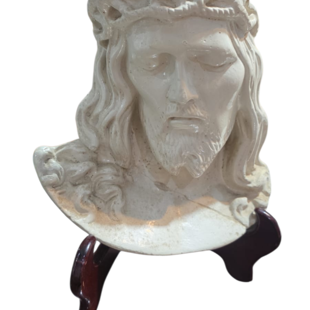 Antigo e belo rosto de parede, de Jesus Cristo