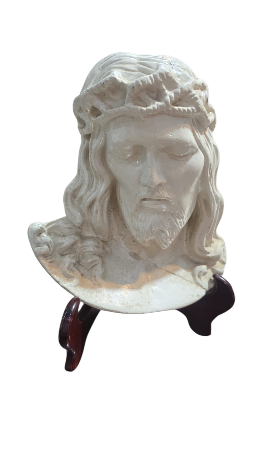 Antigo e belo rosto de parede, de Jesus Cristo