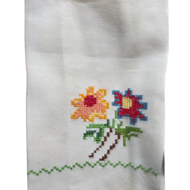 Antigo guardanapo em tecido