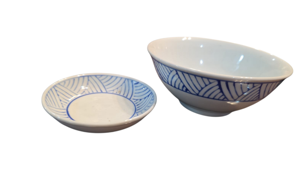 Par de bowls de porcelana oriental