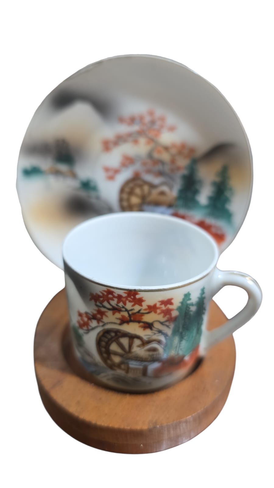 Xícara de porcelana japonesa casca de ovo