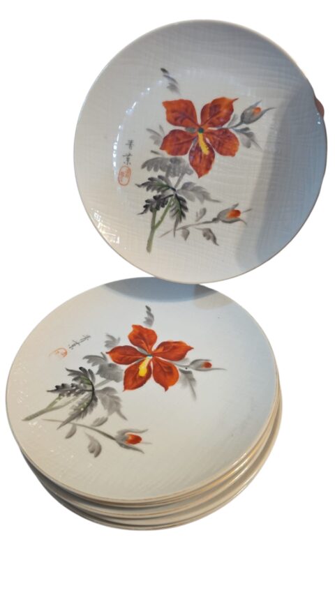 Pratos de sobremesa porcelana japonesa