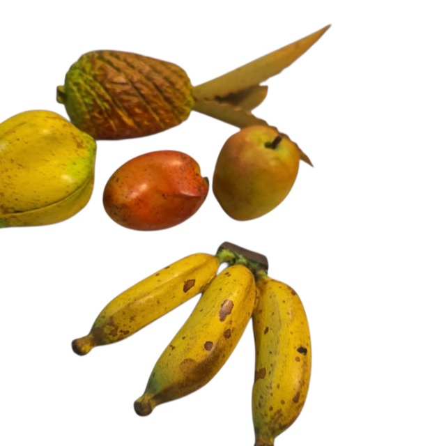 Conjunto de frutas artificiais