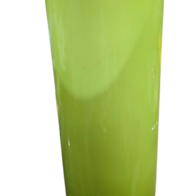 Elegante vaso cilíndrico de vidro