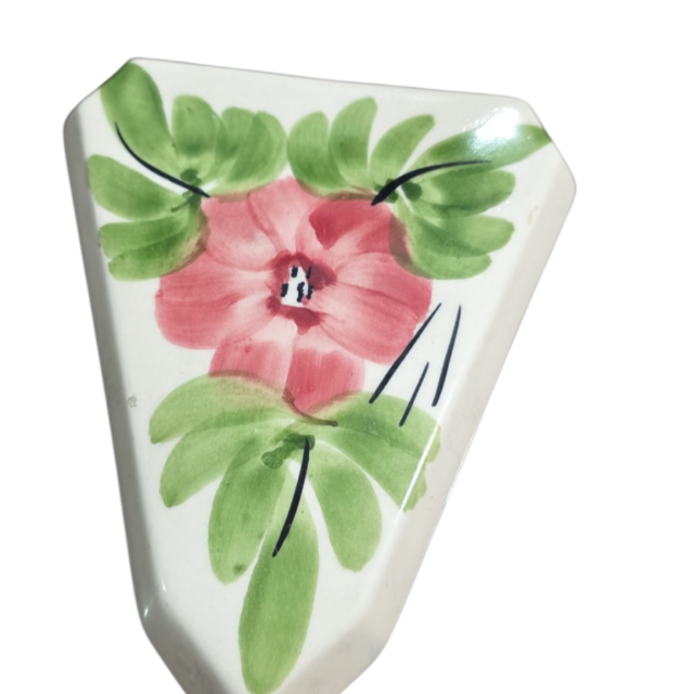 Decoração de parede em porcelana pintada a mão