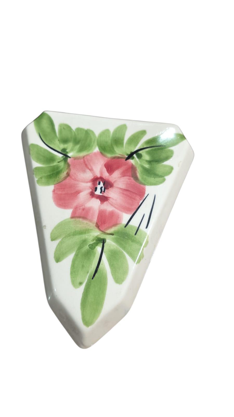 Decoração de parede em porcelana pintada a mão