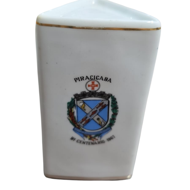 Antigo paliteiro porcelana Schmidt, década de 60