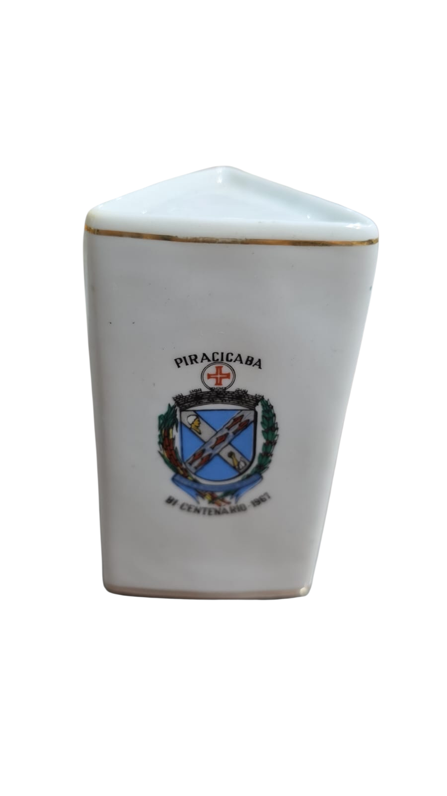 Antigo paliteiro porcelana Schmidt, década de 60