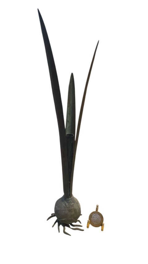 Antigo e elegante Solifleur de metal