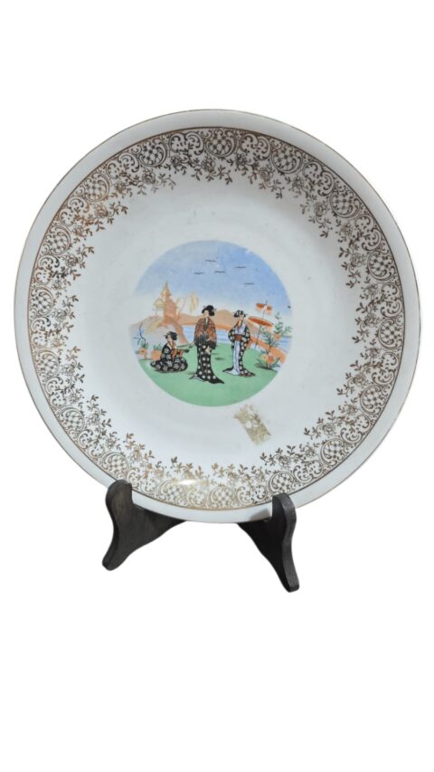 Porcelana com arte oriental