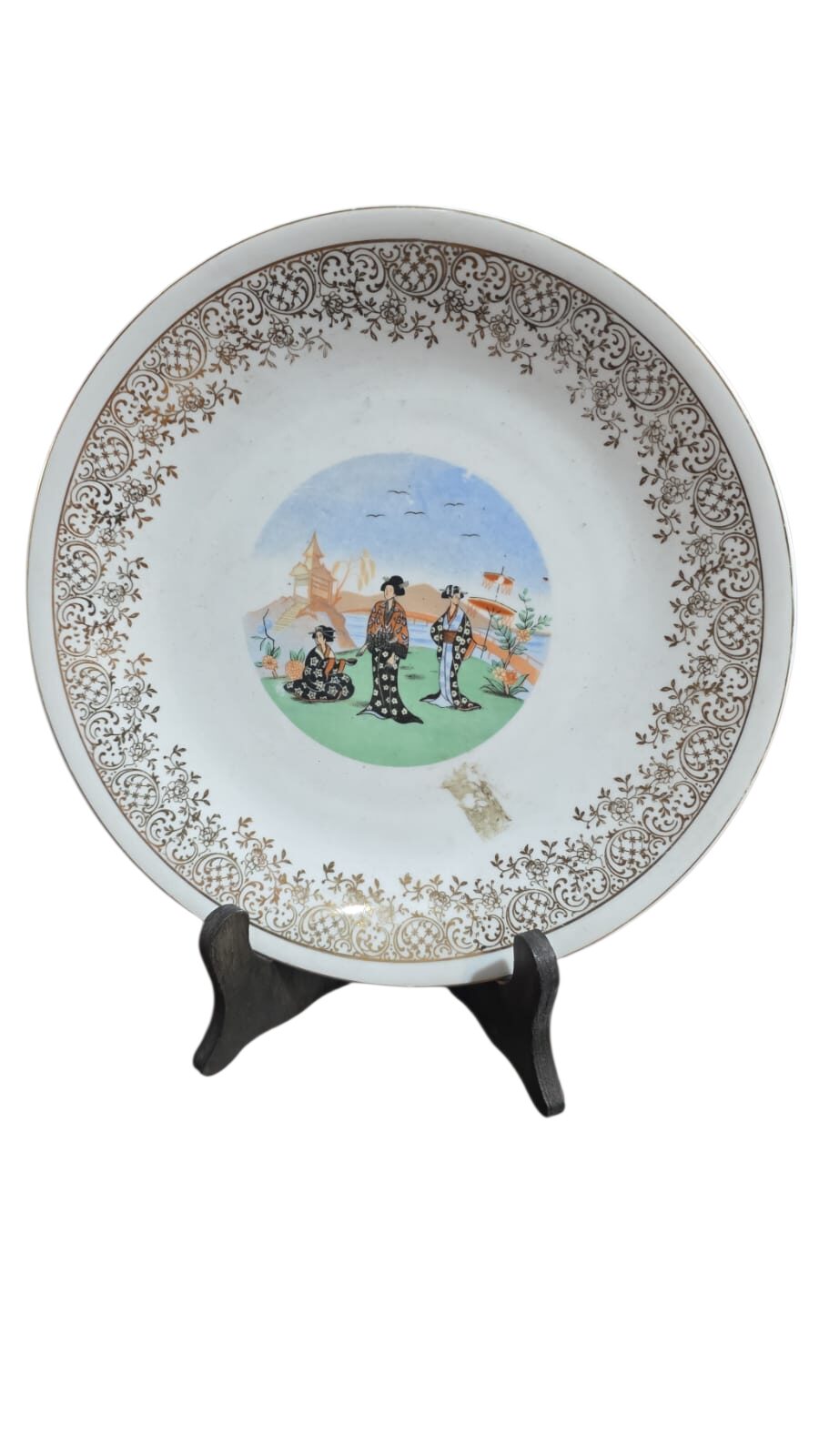 Porcelana com arte oriental