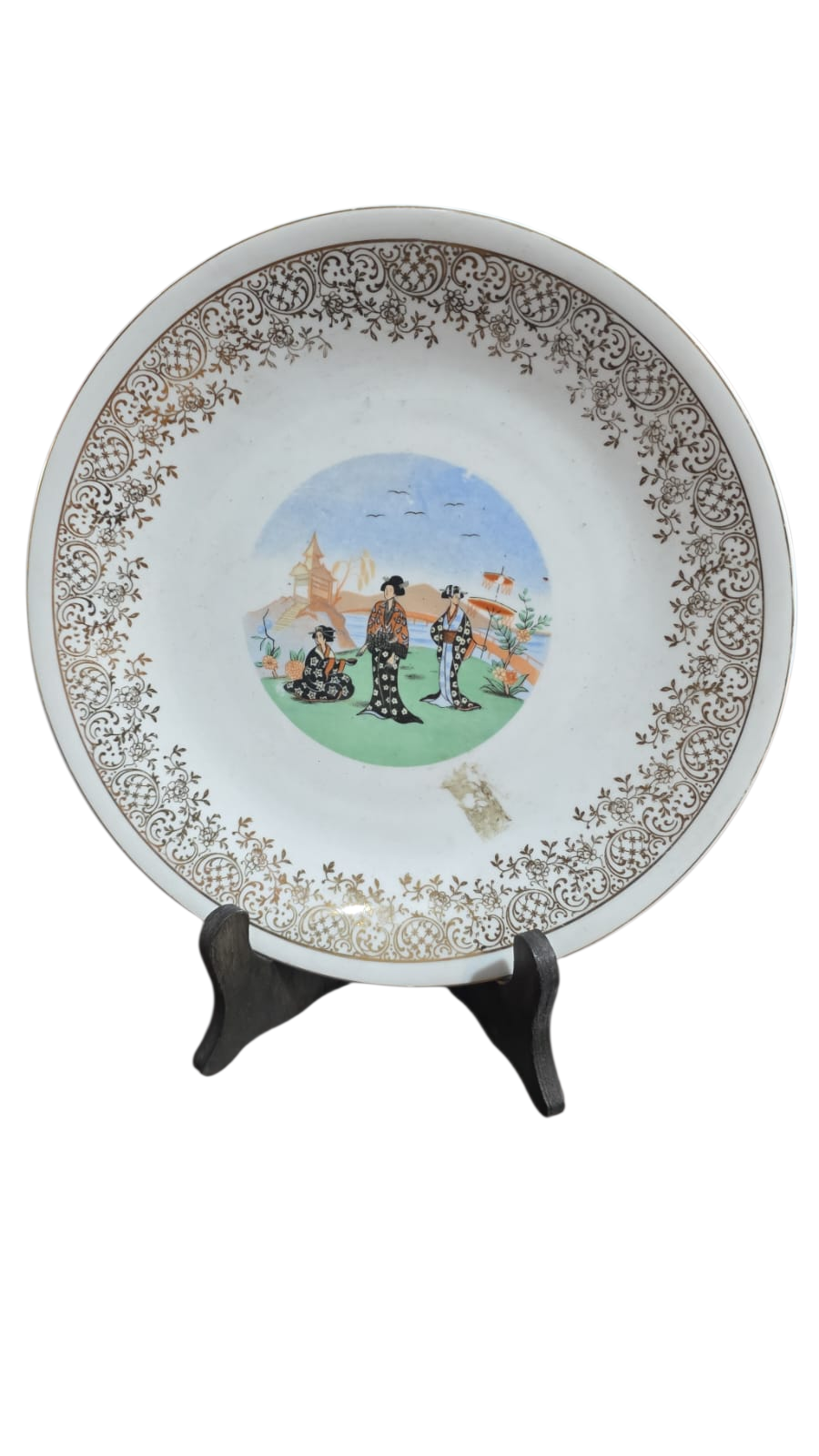 Porcelana com arte oriental