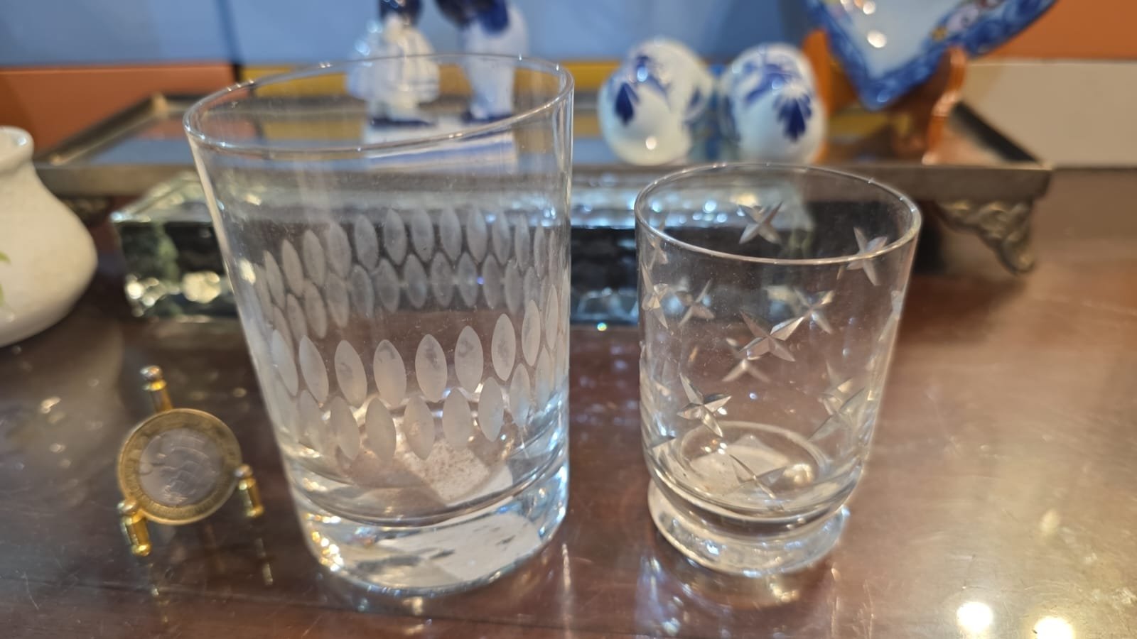 Par de copos de cristal - Imagem 2