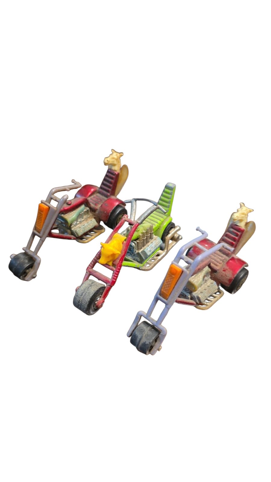 Raros triciclos Vintage Matchbox Lesney Chopper, década de 70
