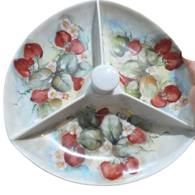 Antiga e bela petisqueira porcelana Schmidt