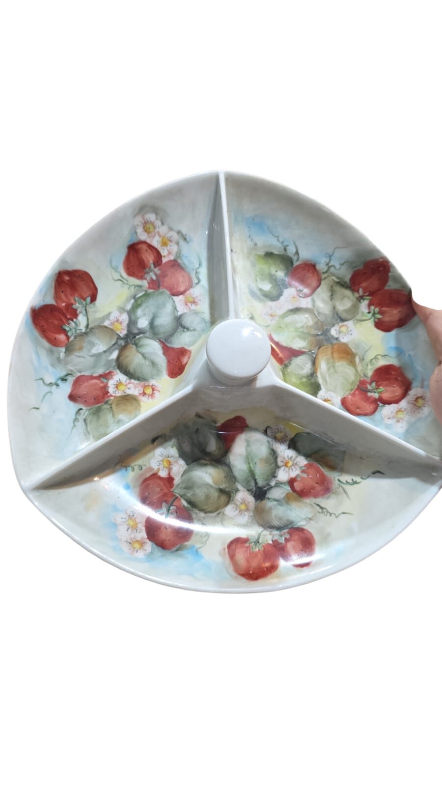 Antiga e bela petisqueira porcelana Schmidt