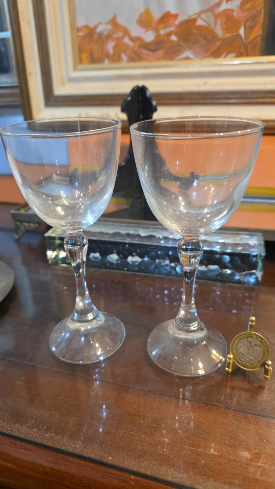 Elegantes taças de cristal - Imagem 2
