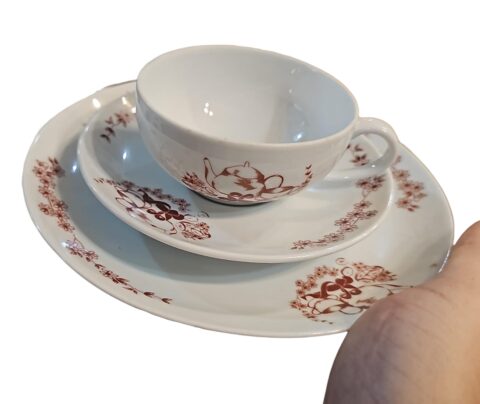 Conjunto de chá em porcelana Germer, bela arte