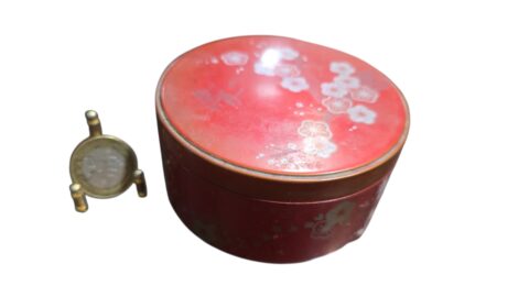 Potiche japonês charão, motivos florais