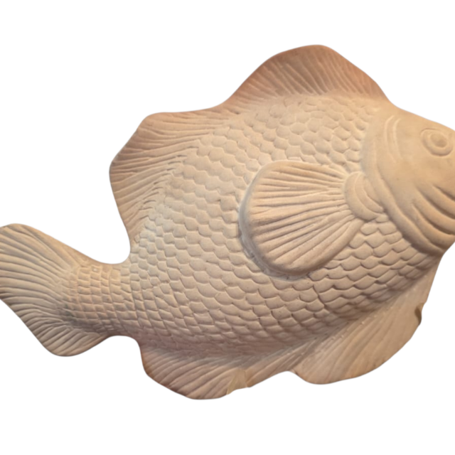 Decoração de parede peixe de cerâmica
