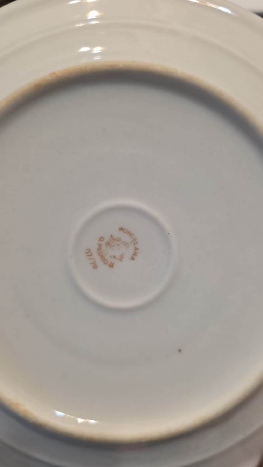 Conjunto de antigas porcelanas de restaurantes - Imagem 3
