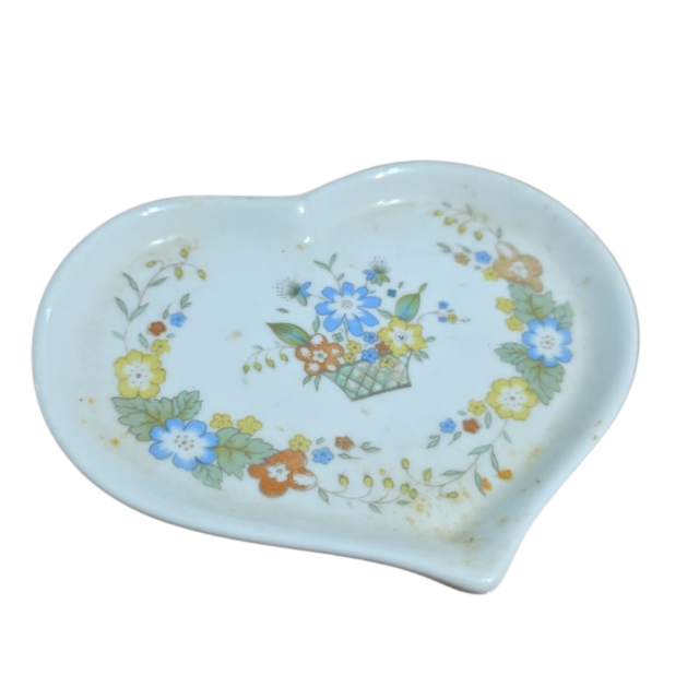 Pinga joias porcelana Schmidt, motivos florais