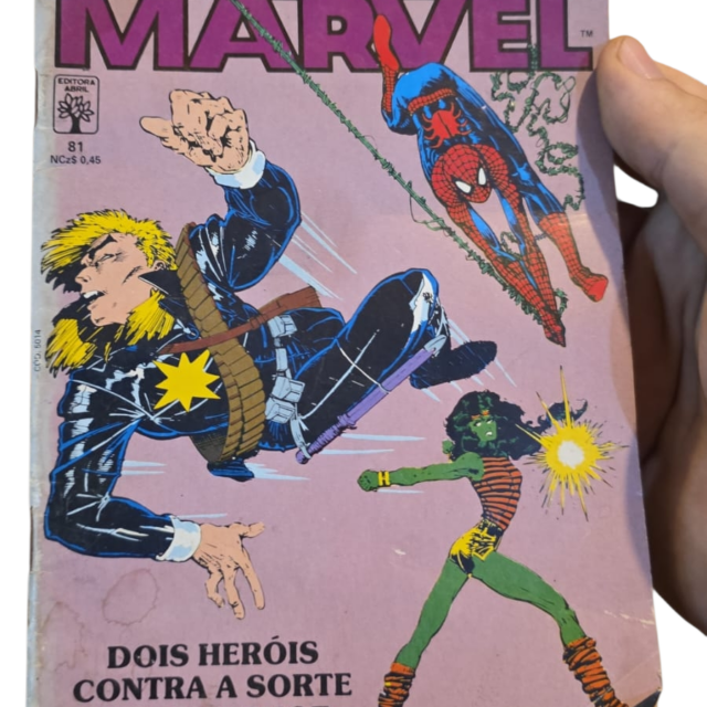 Antiga revista em quadrinhos da Marvel