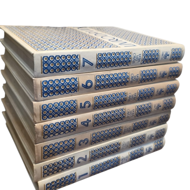 Coleção completa, capa dura, Livro da Vida, década de 70