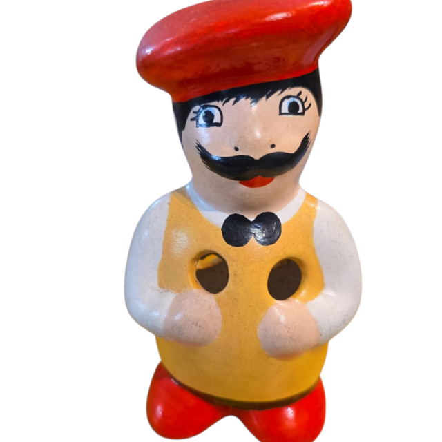 Porta utensílios de cozinha, pintado à mão