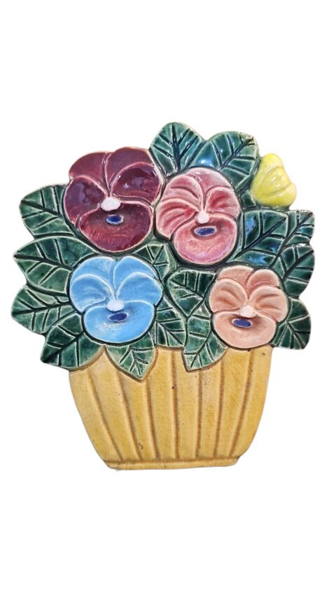 Antiga decoração artesanal de flores