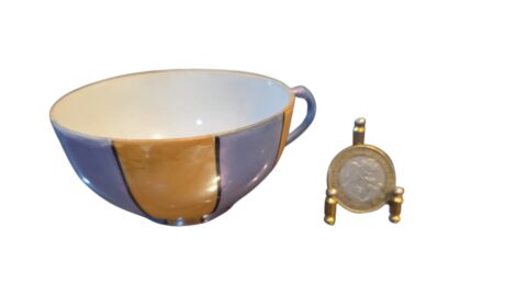 Xícara de chá japonesa porcelana casca de ovo