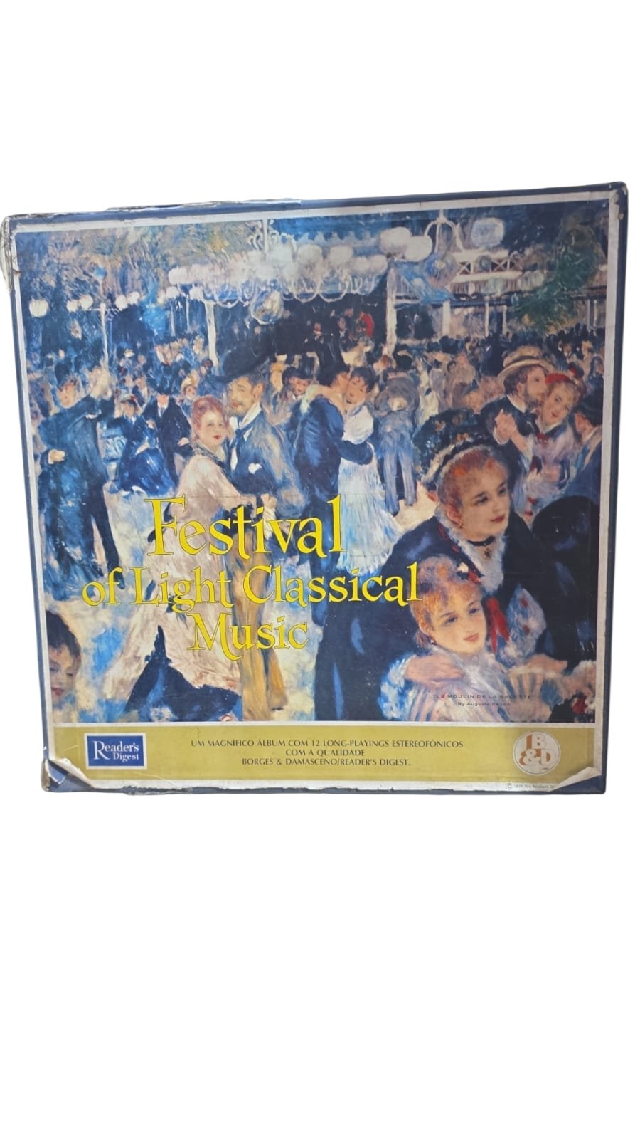 Antiga coleção de discos