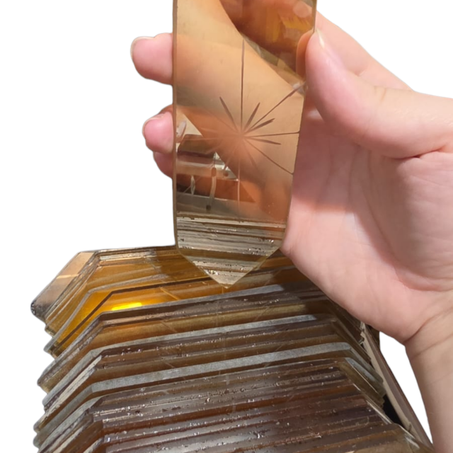 Vidros antigos de reposição para lustre. (valor unitário)