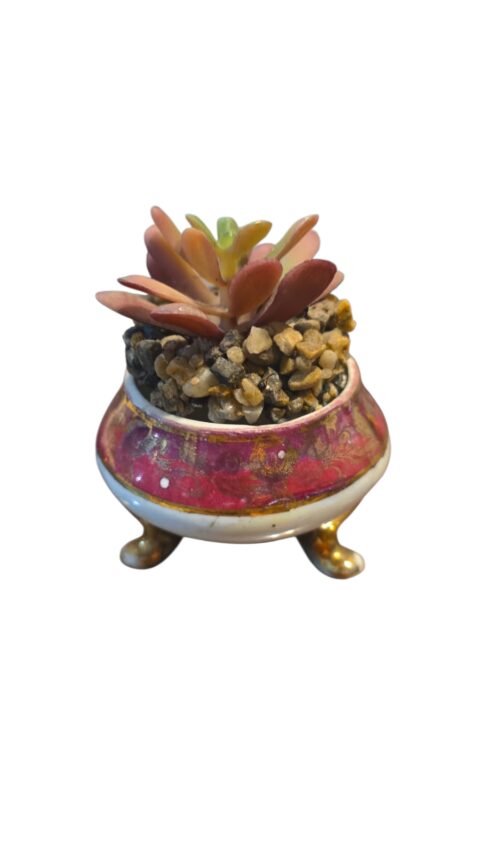 Vaso de porcelana nacarada
