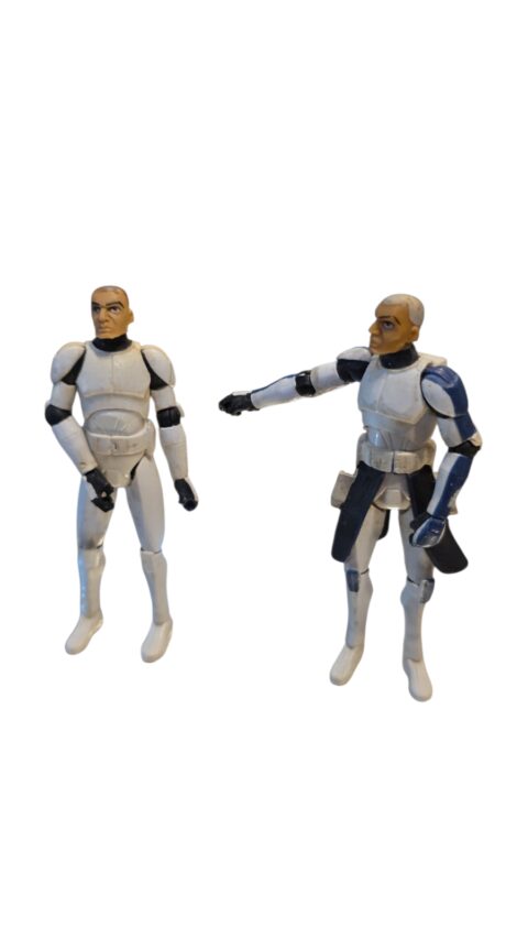 Par de bonecos articulados StarWars