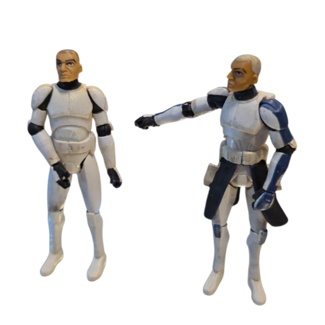 Par de bonecos articulados StarWars
