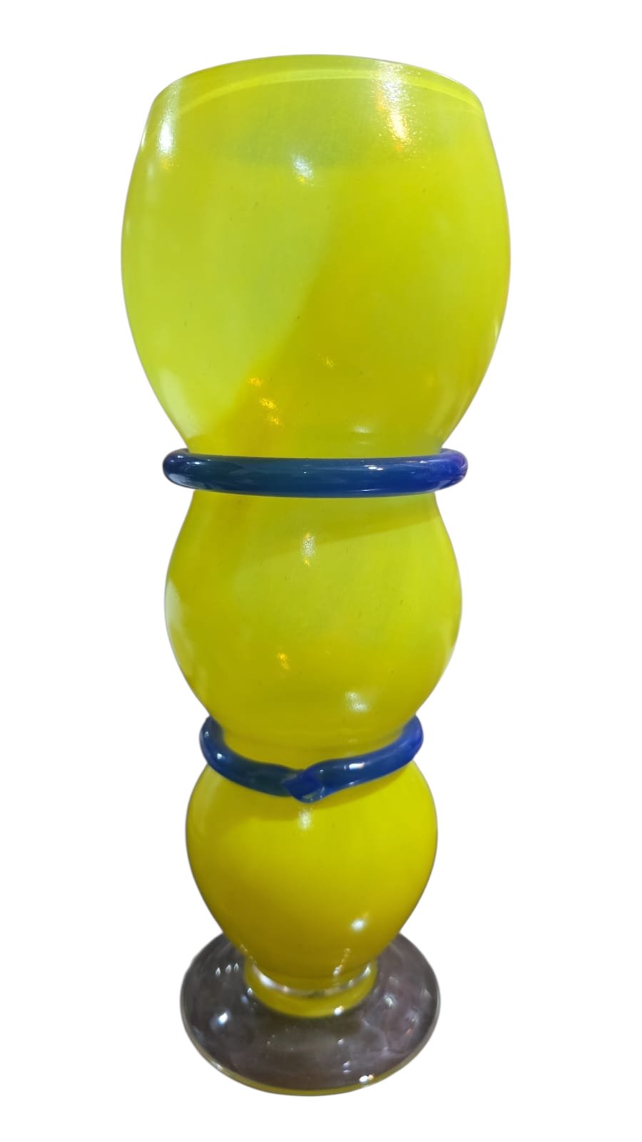 Elegante vaso em Murano, feito a mão, impecável