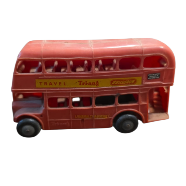 Antigo e raro ônibus duplo inglês