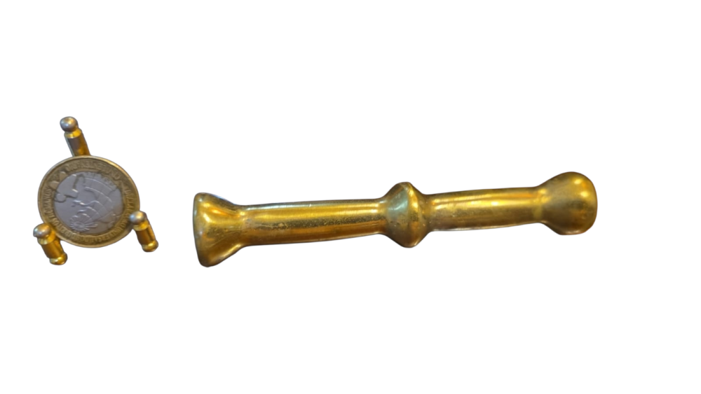 Socador em bronze maciço
